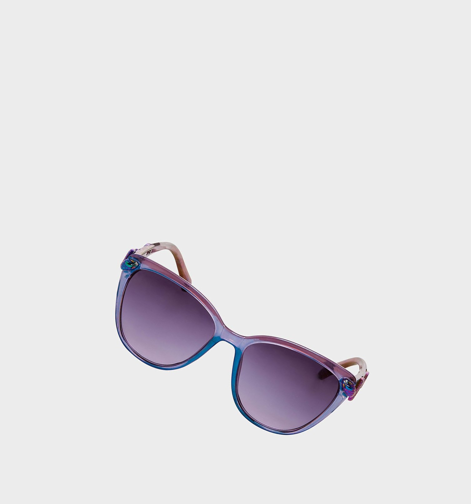 Lavender Women's Betsey Johnson Slithering Around Lavender Sunglasses | CBDNSLI-38