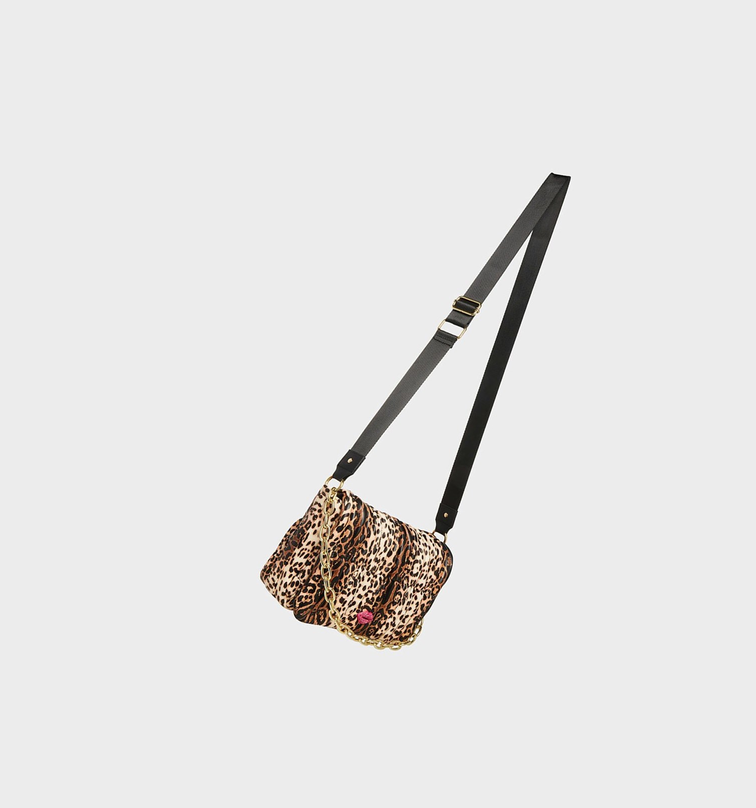 Leopard Women's Betsey Johnson In The Wild Quilted Crossbody Bags | MOHVDUC-48