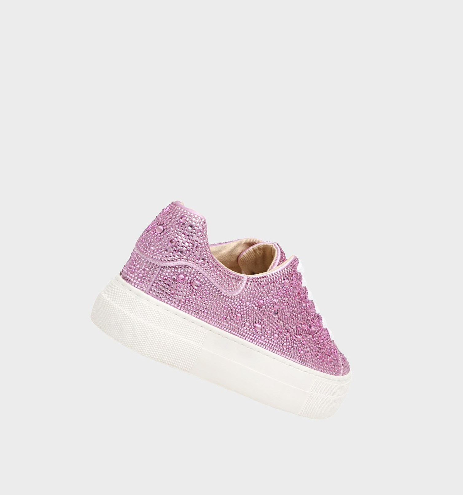 Light Pink Women's Betsey Johnson Sidny Sneakers | XQSWOBL-87