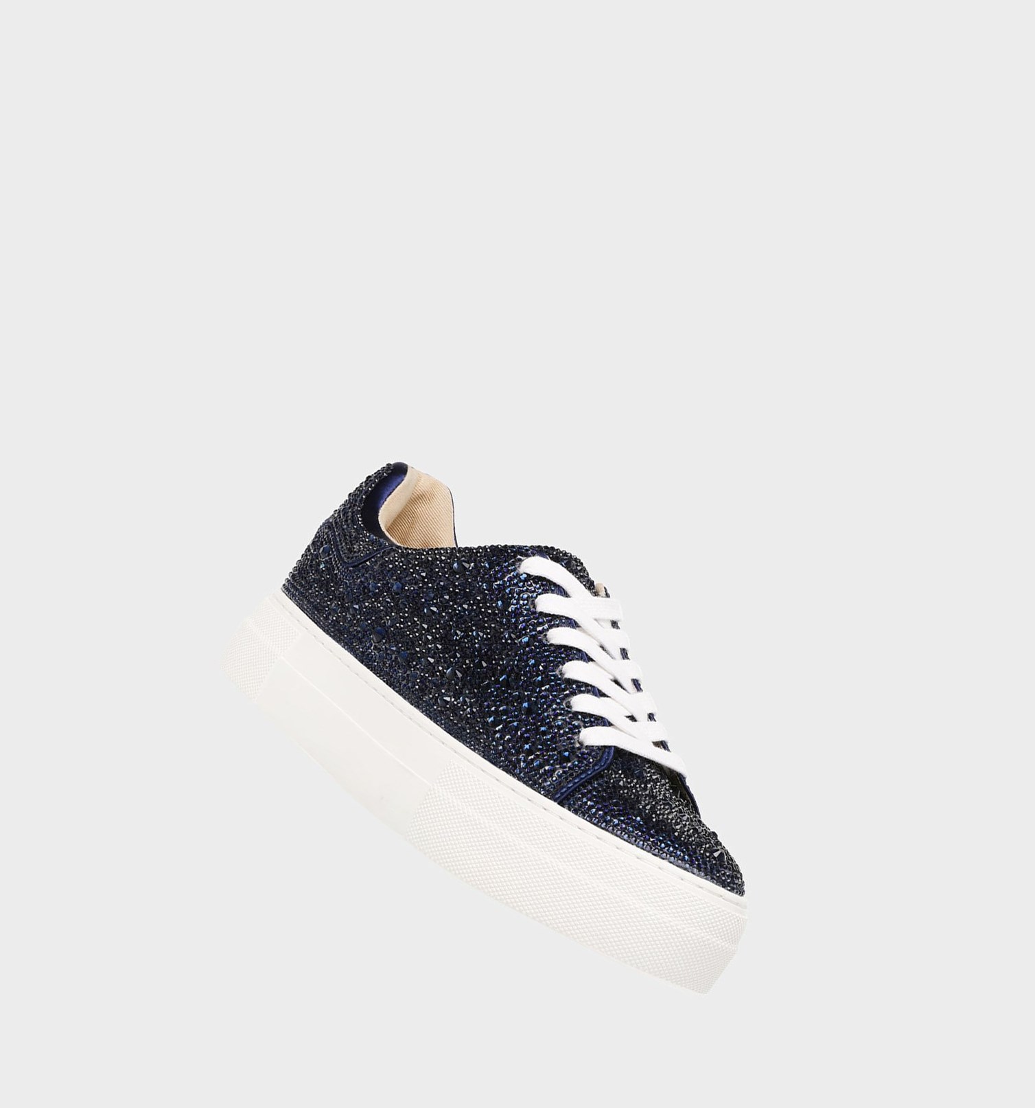 Navy Women's Betsey Johnson Sidny Sneakers | RADXJHM-19