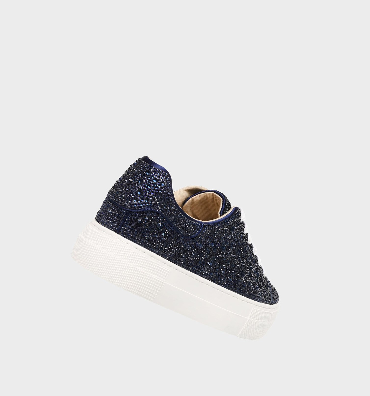 Navy Women's Betsey Johnson Sidny Sneakers | RADXJHM-19