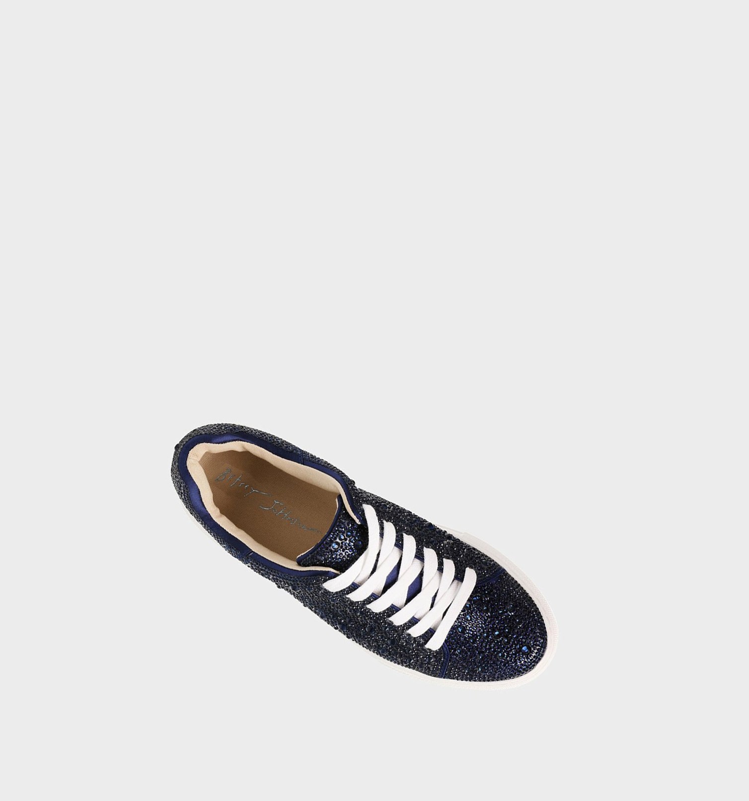 Navy Women's Betsey Johnson Sidny Sneakers | RADXJHM-19