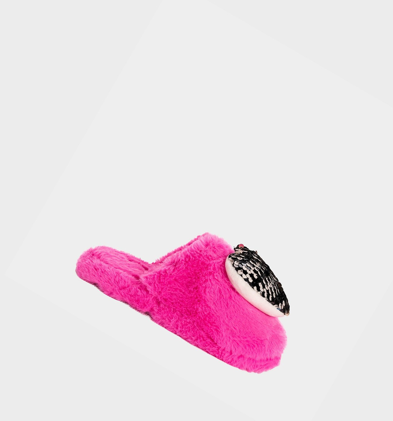 Pink Women\'s Betsey Johnson Cozy Heart Slippers | QWLHEZA-24