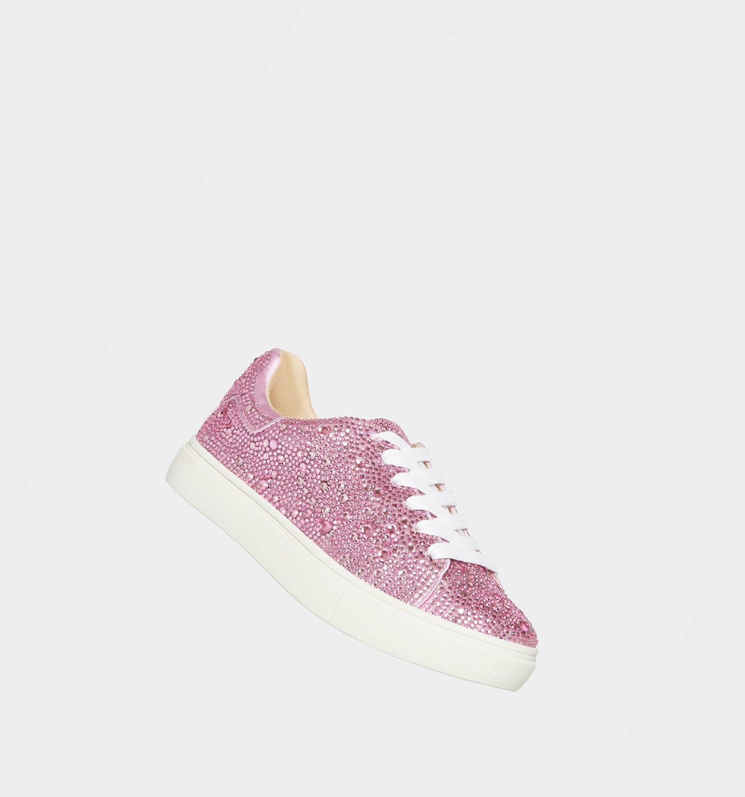 Pink Women's Betsey Johnson Sidny Sneakers | RQCBKFE-59