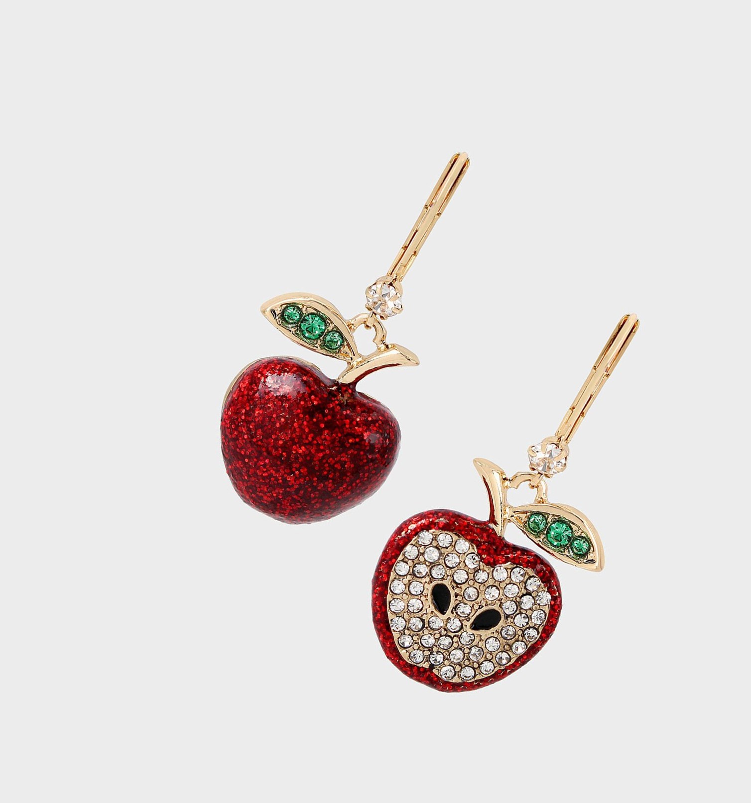 Red Women\'s Betsey Johnson Back To Cool Apple Lever Back Earrings | WNDCUTH-50