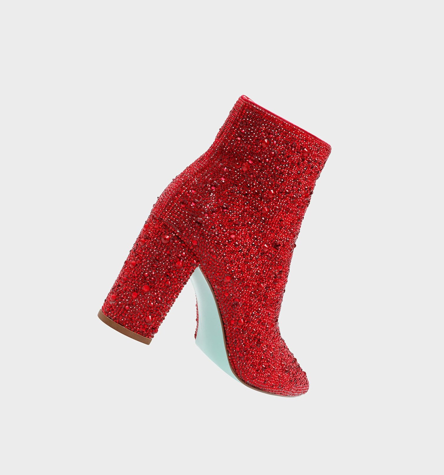 Red Women's Betsey Johnson Cady Boots & Booties | GQCZWHJ-73