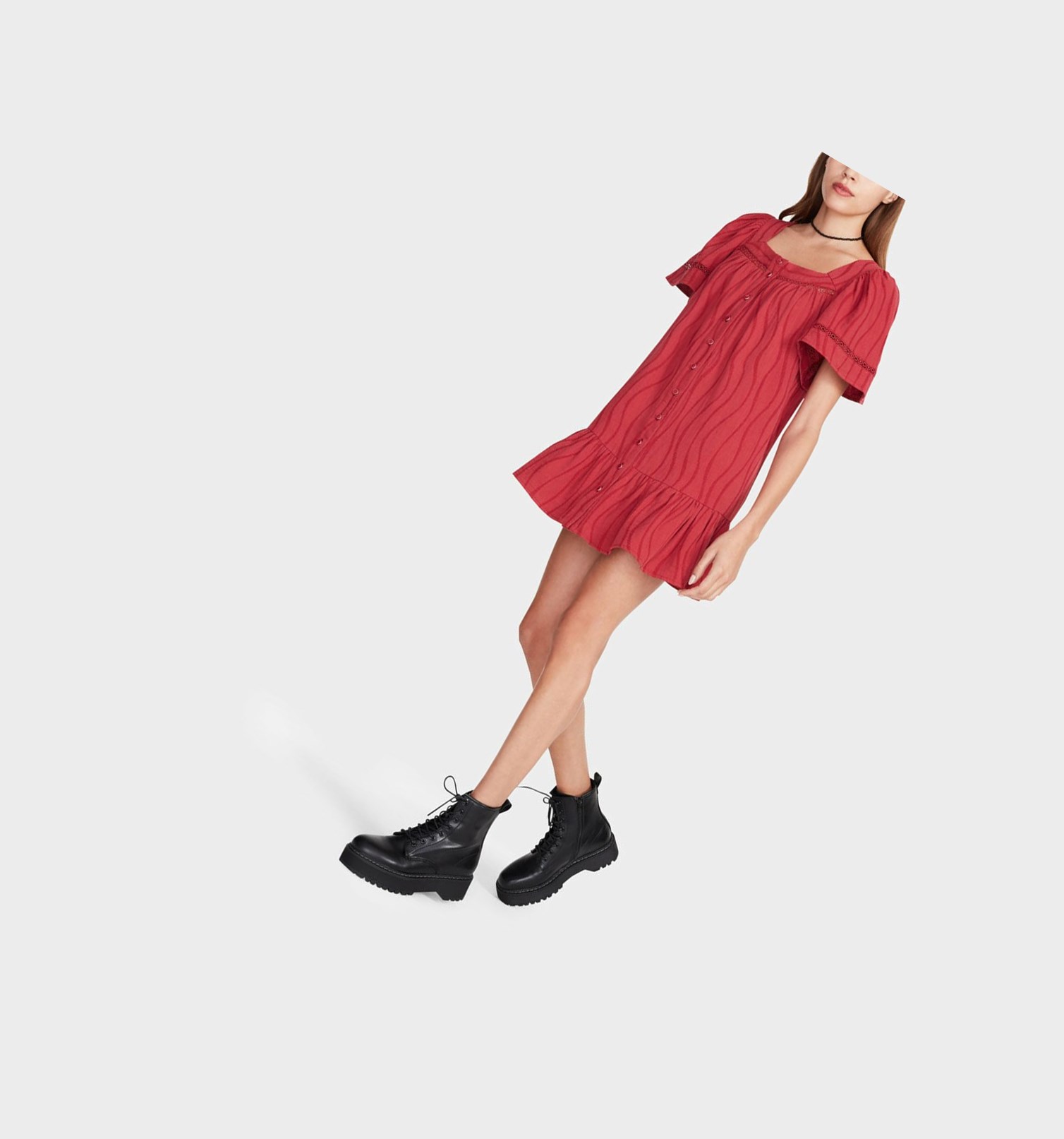 Red Women's Betsey Johnson Naturally Lovely Dress | WDEUMQN-04