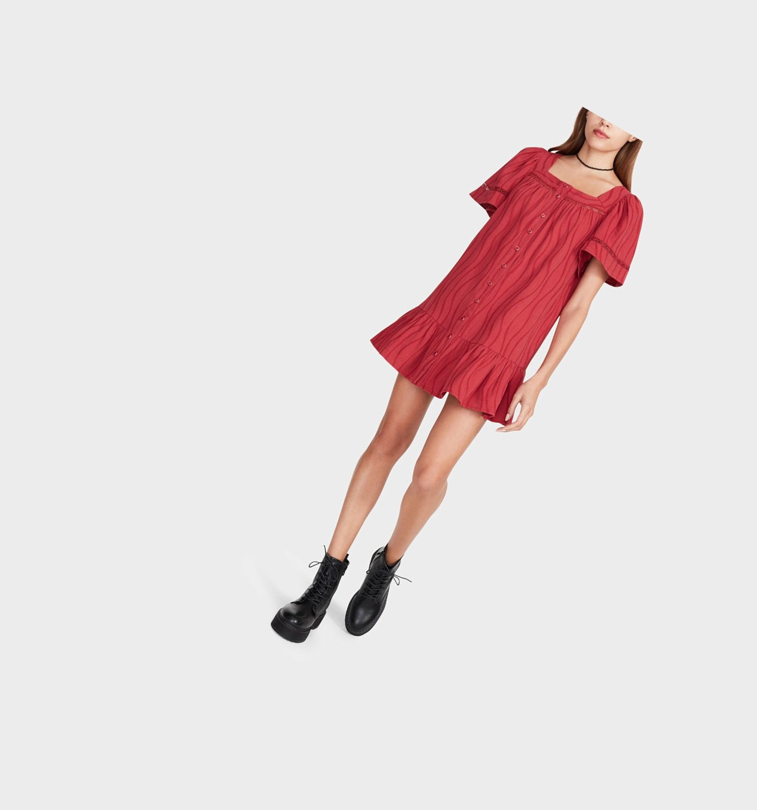 Red Women's Betsey Johnson Naturally Lovely Dress | WDEUMQN-04