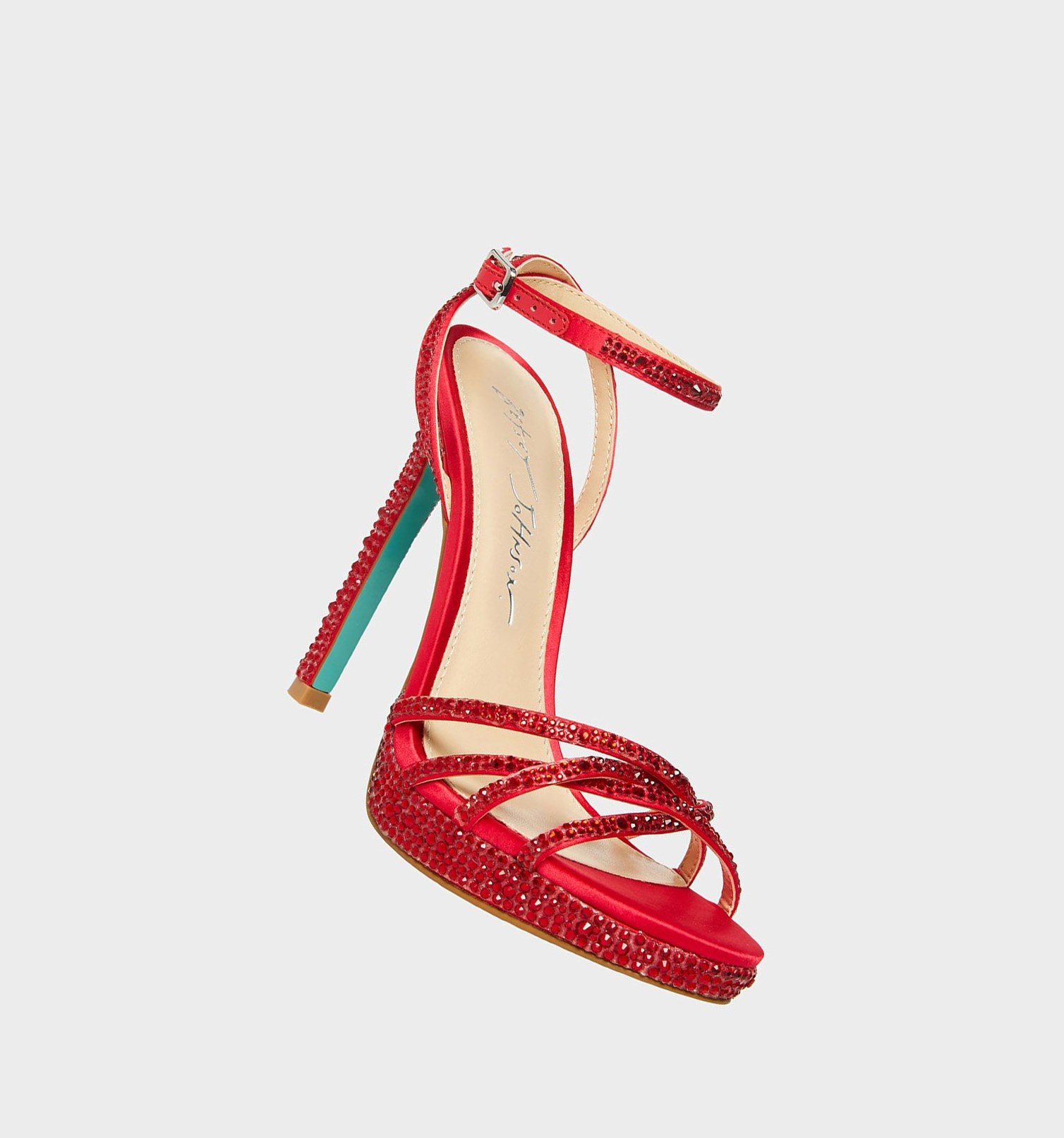 Red Women's Betsey Johnson Sb-adde Heels | NTOCEPI-59