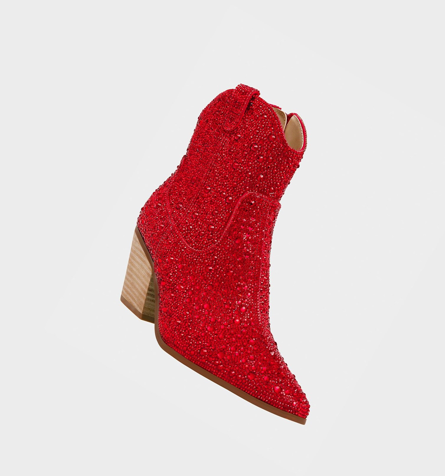 Red Women's Betsey Johnson Sb-diva Boots & Booties | GXRCHAN-14