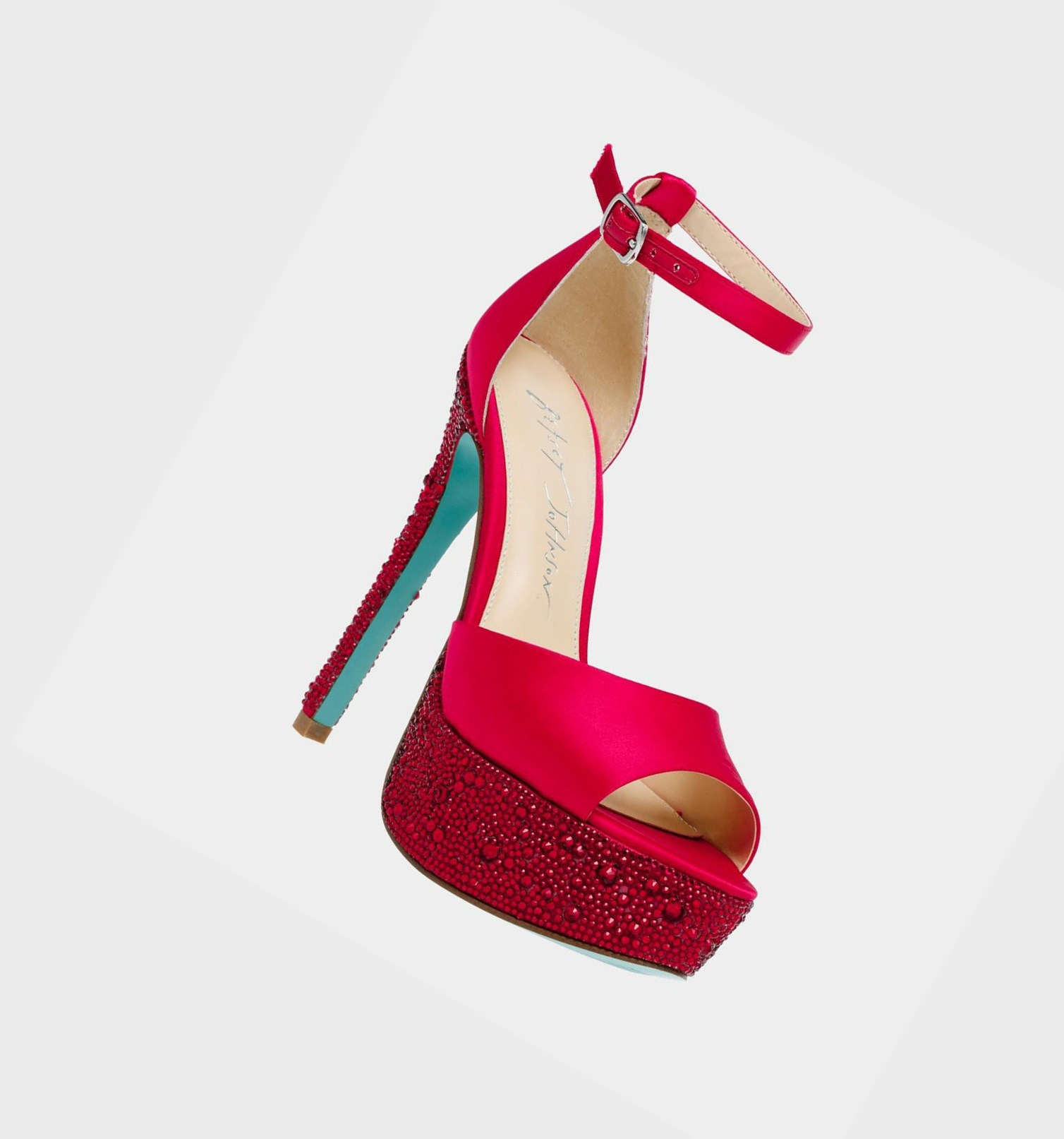 Red Women's Betsey Johnson Sb-karma Heels | MORHAIJ-27