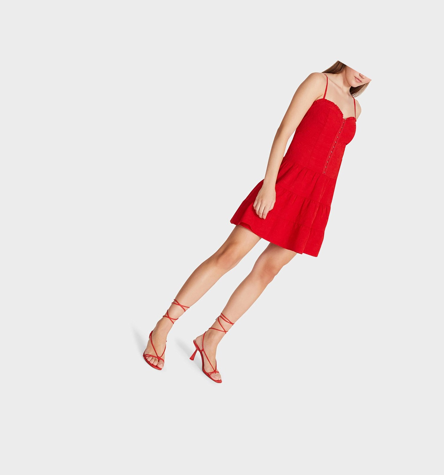 Red Women's Betsey Johnson Seeing Mini Dress | NUQXGDB-73