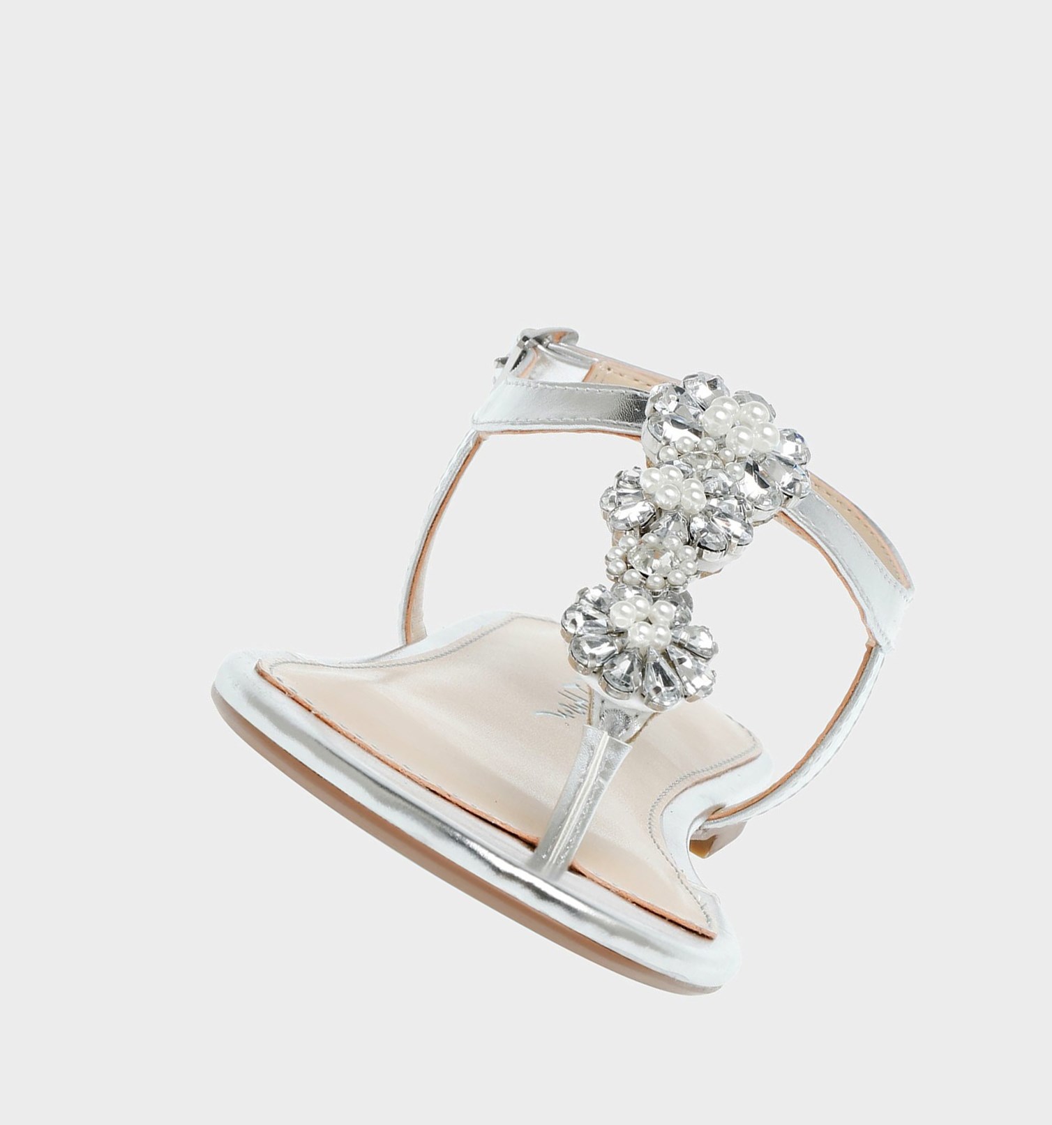 Silver Women's Betsey Johnson Alta Sandals | UYSDHXB-30