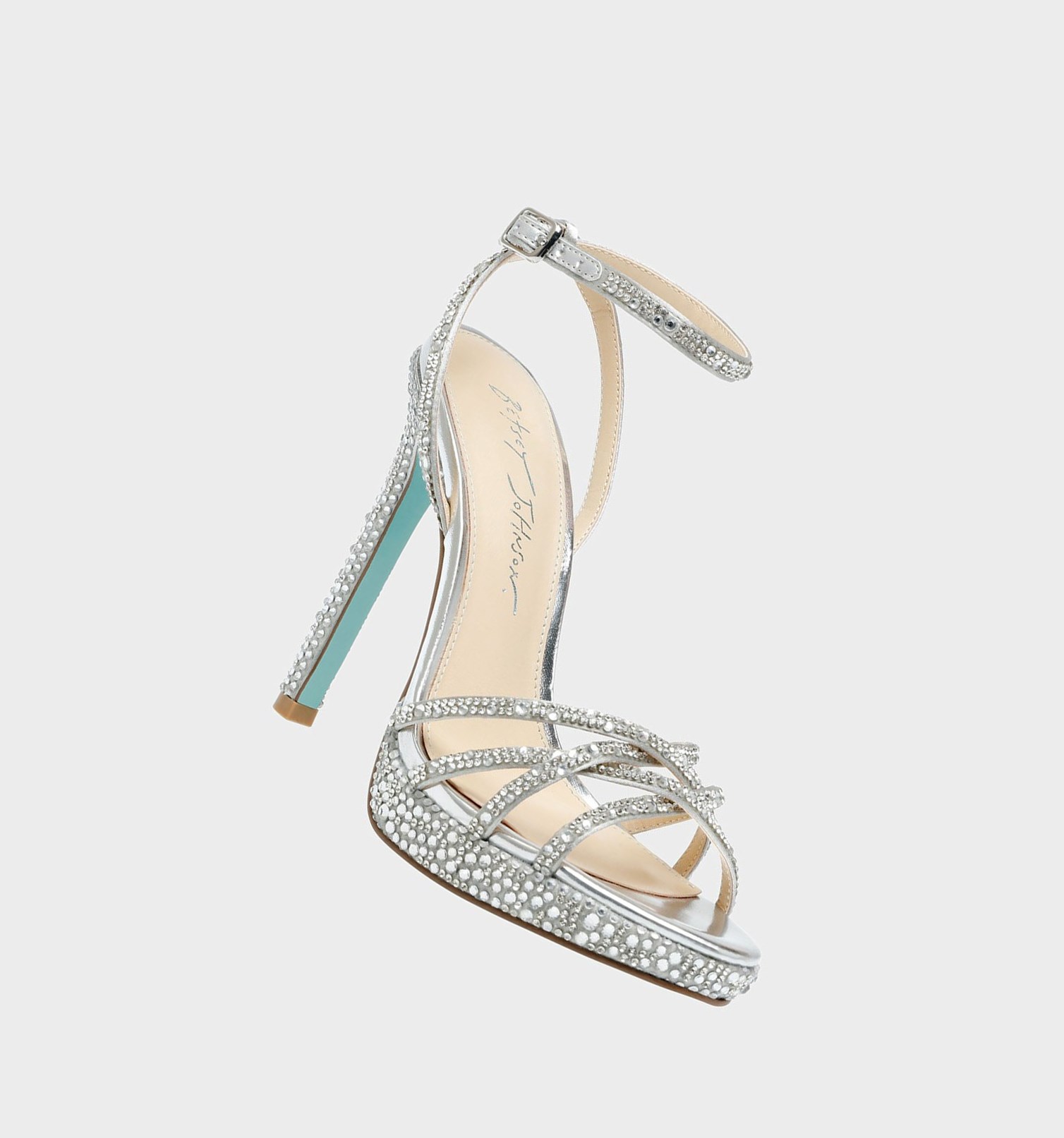 Silver Women's Betsey Johnson Sb-adde Heels | TQYMANL-51