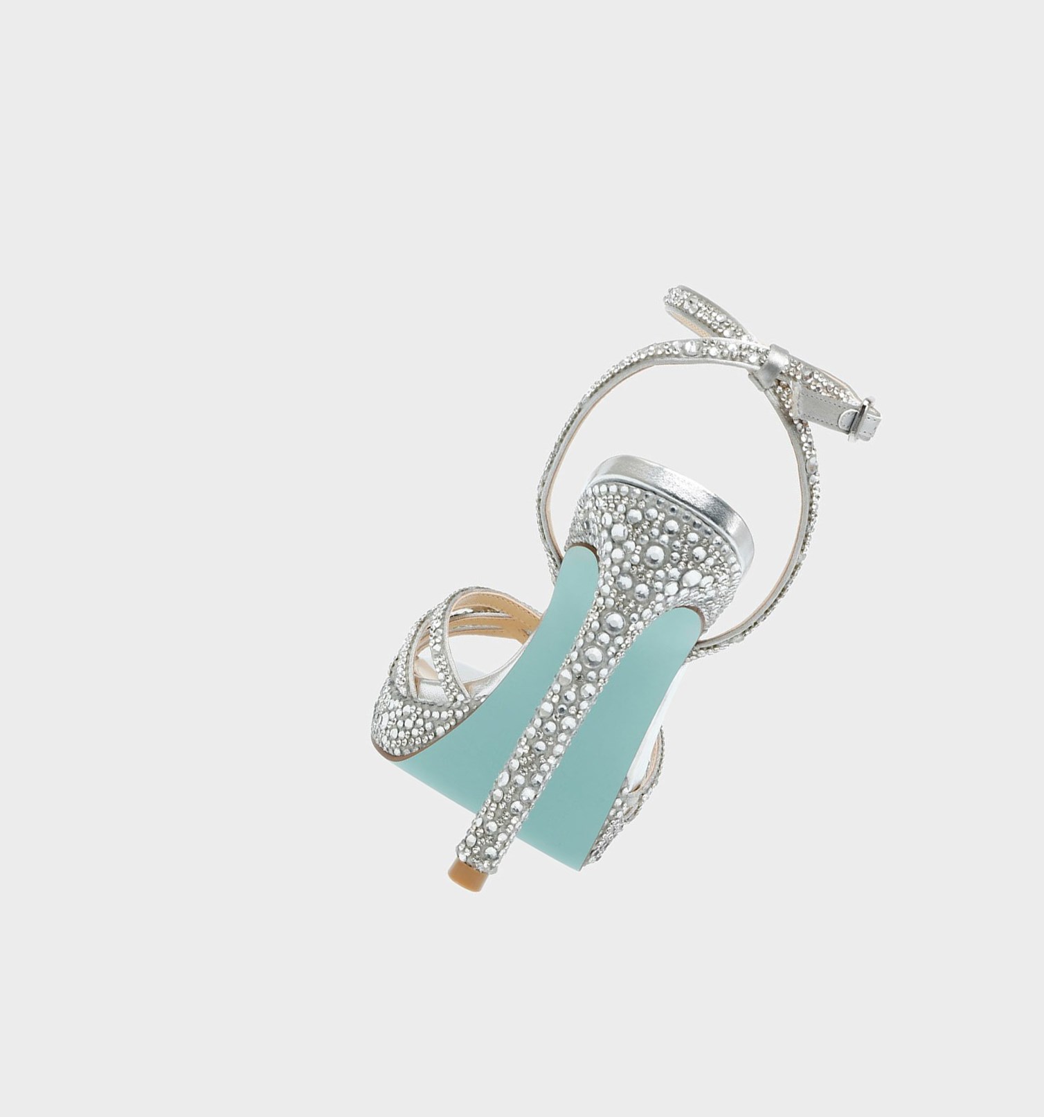 Silver Women's Betsey Johnson Sb-adde Heels | TQYMANL-51