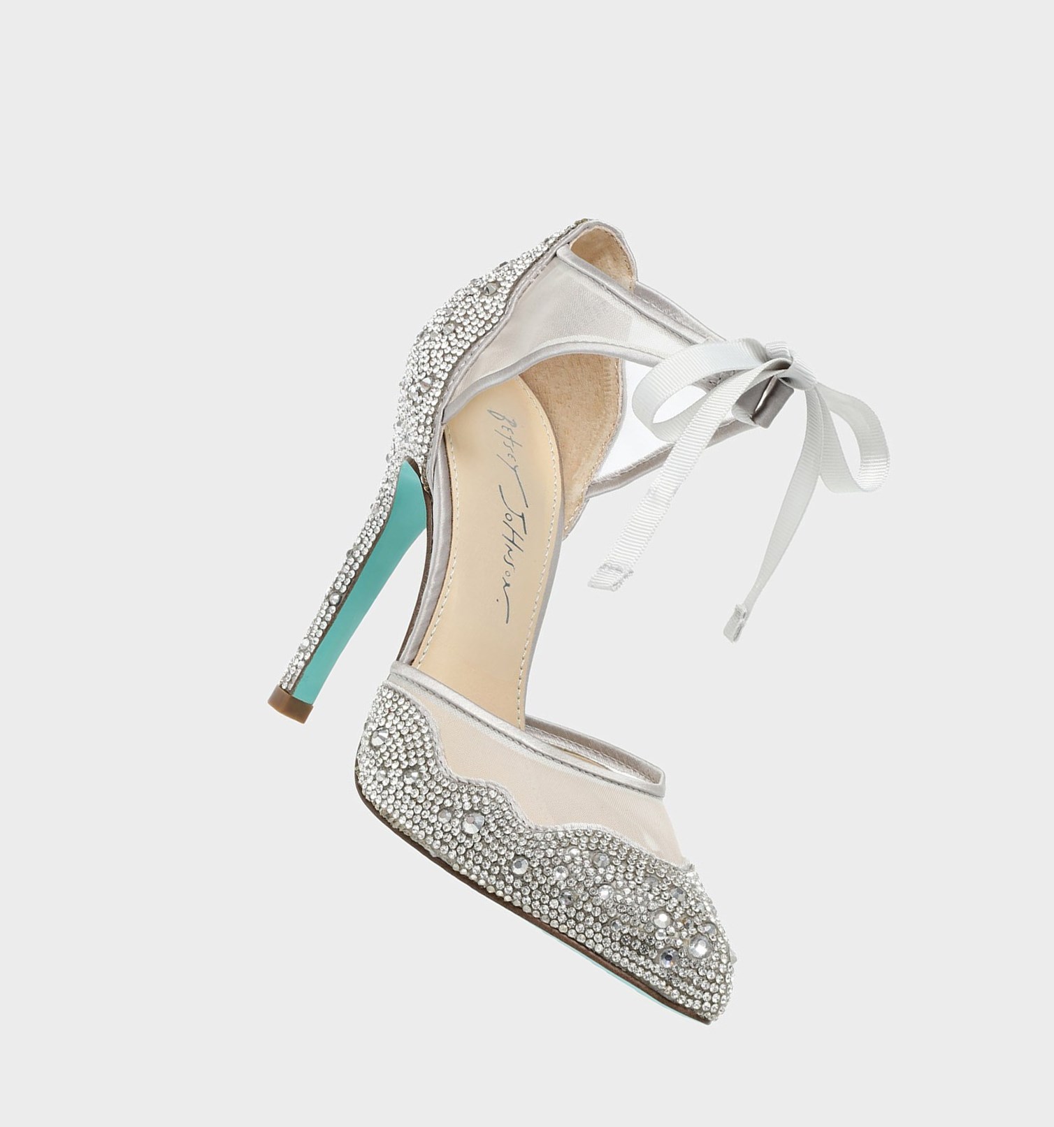 Silver Women's Betsey Johnson Sb-iris Heels | NHVMTWE-04