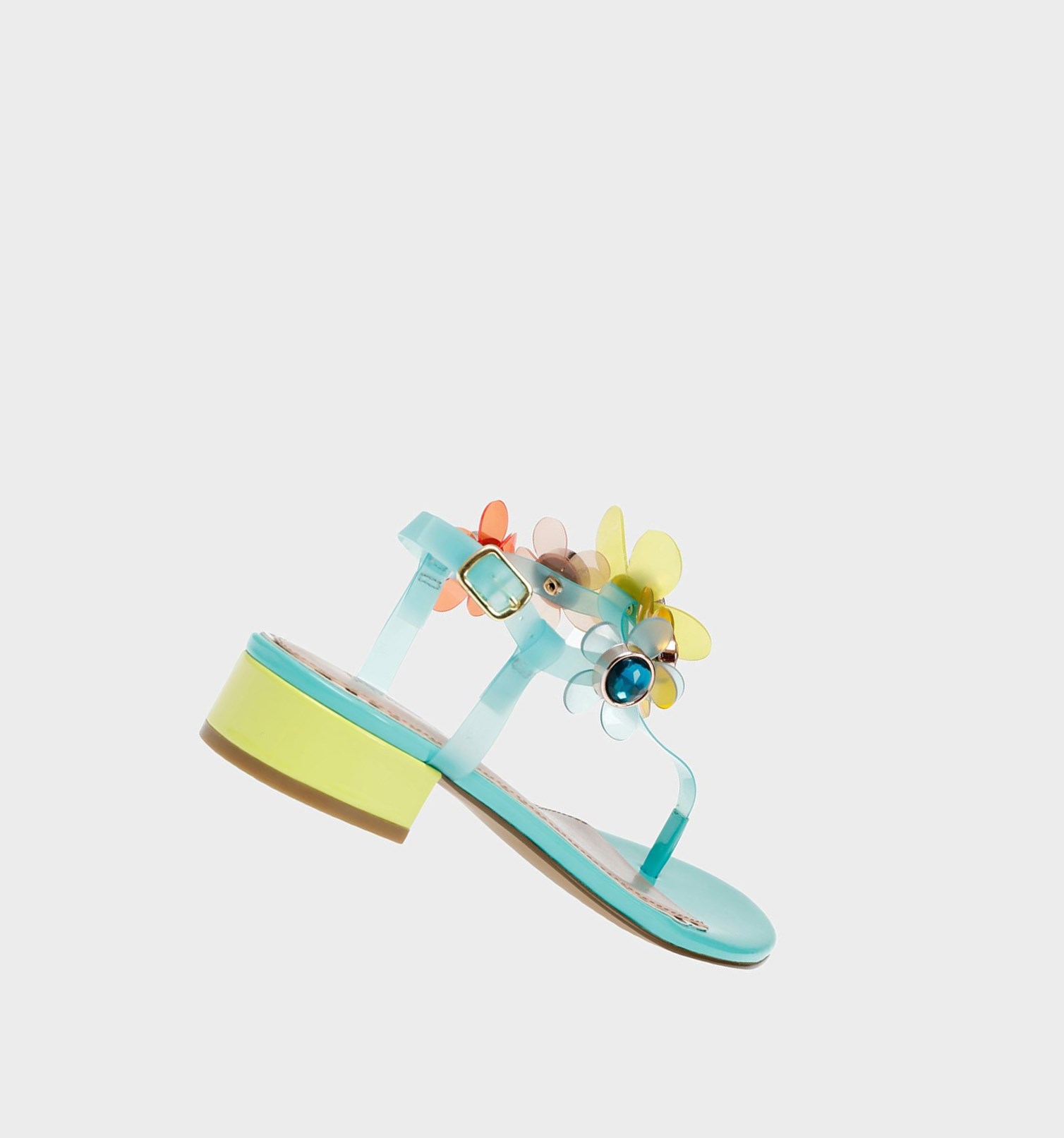 Turquoise Women's Betsey Johnson Alanni Sandals | TAIWPJB-19