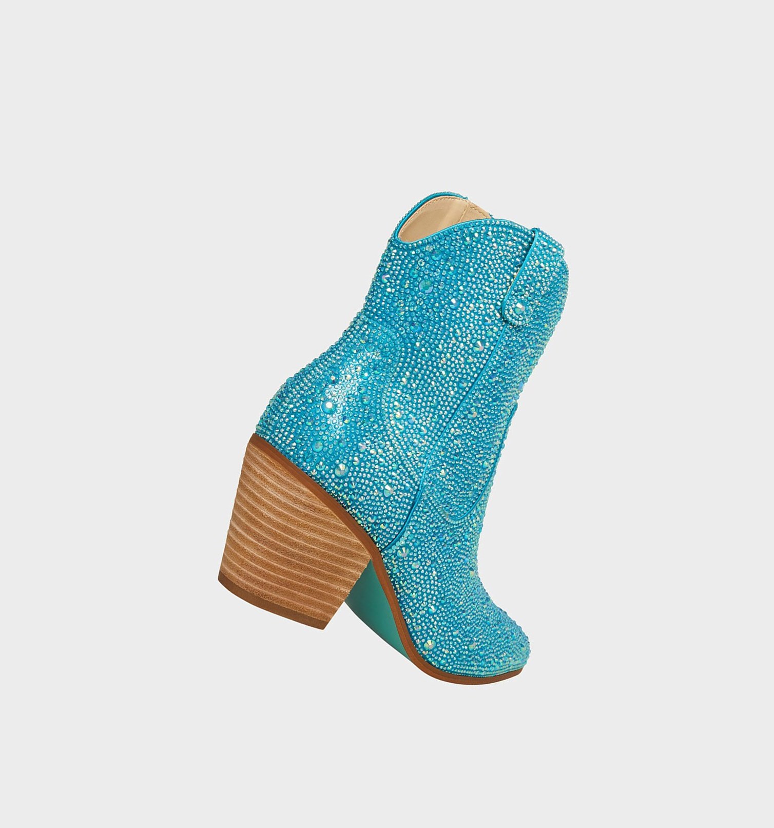 Turquoise Women's Betsey Johnson Sb-diva Boots & Booties | KJGNLWC-86