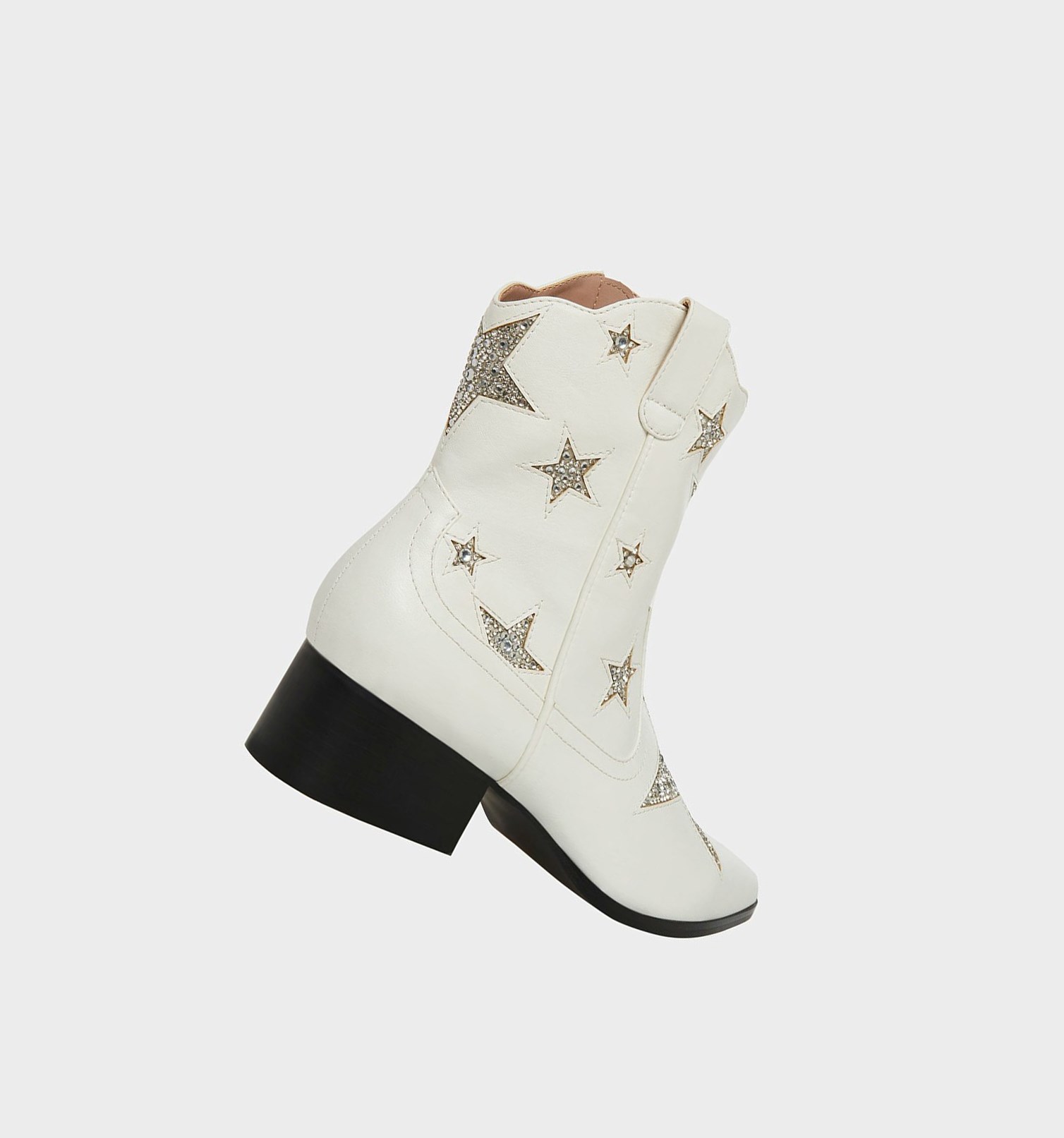 White Women's Betsey Johnson Edison Boots & Booties | DNLKVST-63