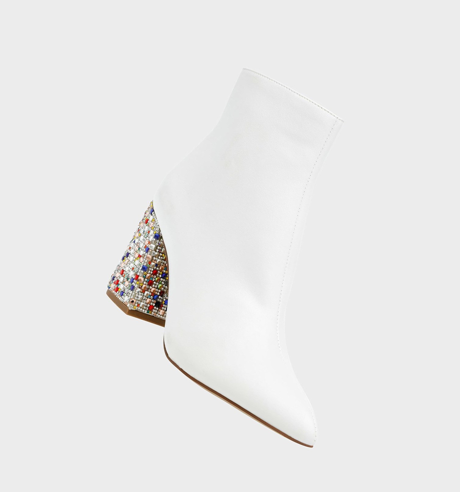 White Women's Betsey Johnson Kassie Boots & Booties | NHPYJDX-94