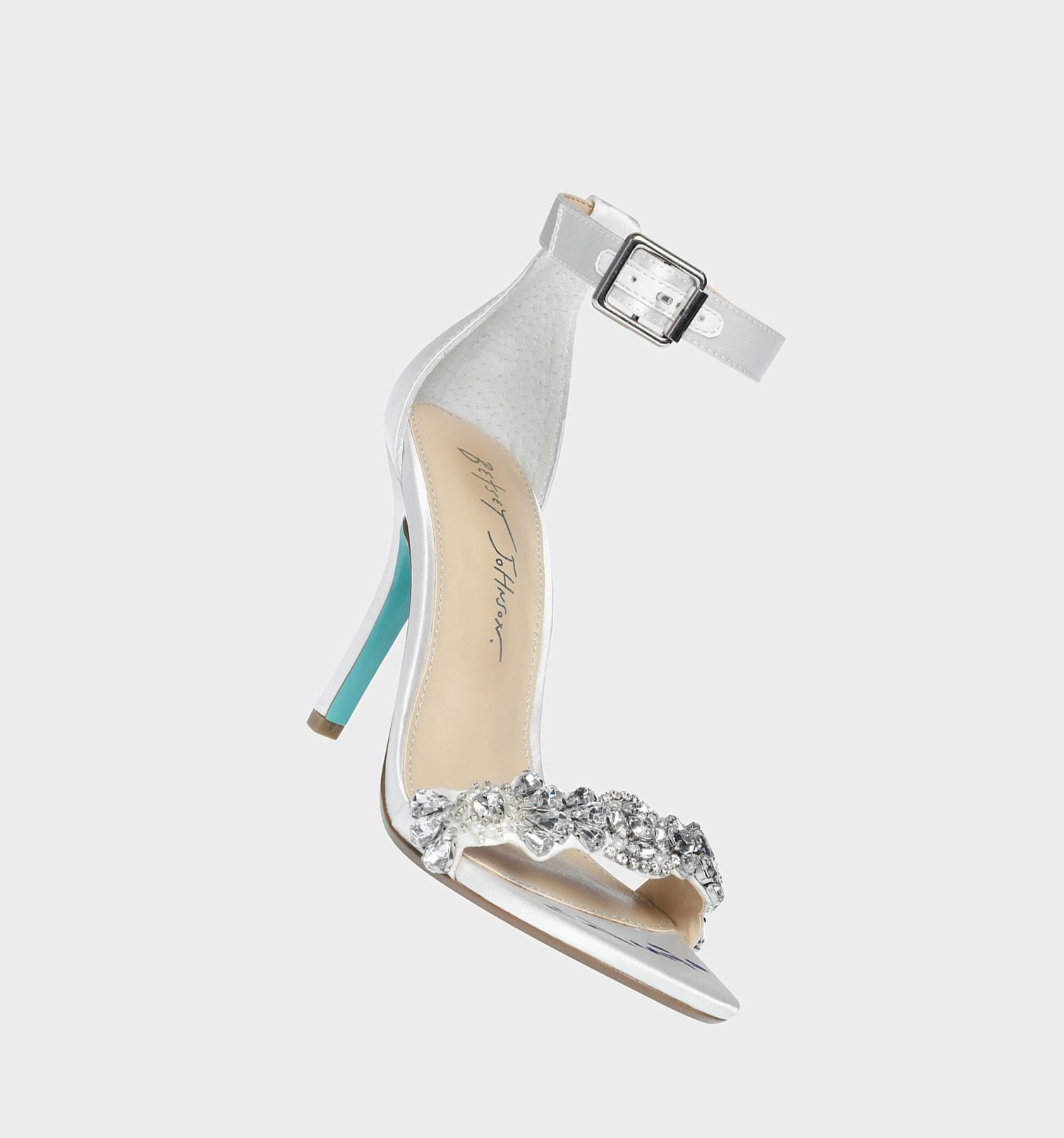 White Women's Betsey Johnson Sb-erin Heels | MHEDYWZ-91