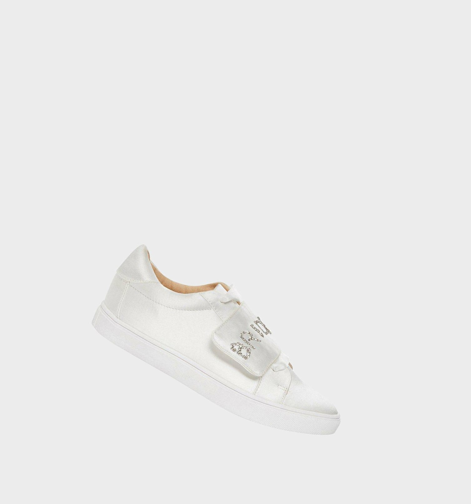 White Women\'s Betsey Johnson Sb-liana Sneakers | HQPAIKX-47