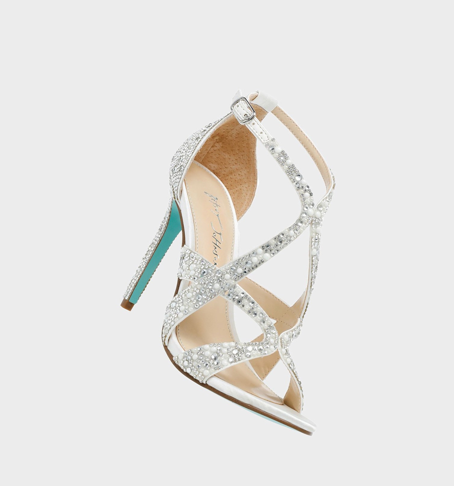 White Women's Betsey Johnson Sb-miles Heels | KNEGBJV-57