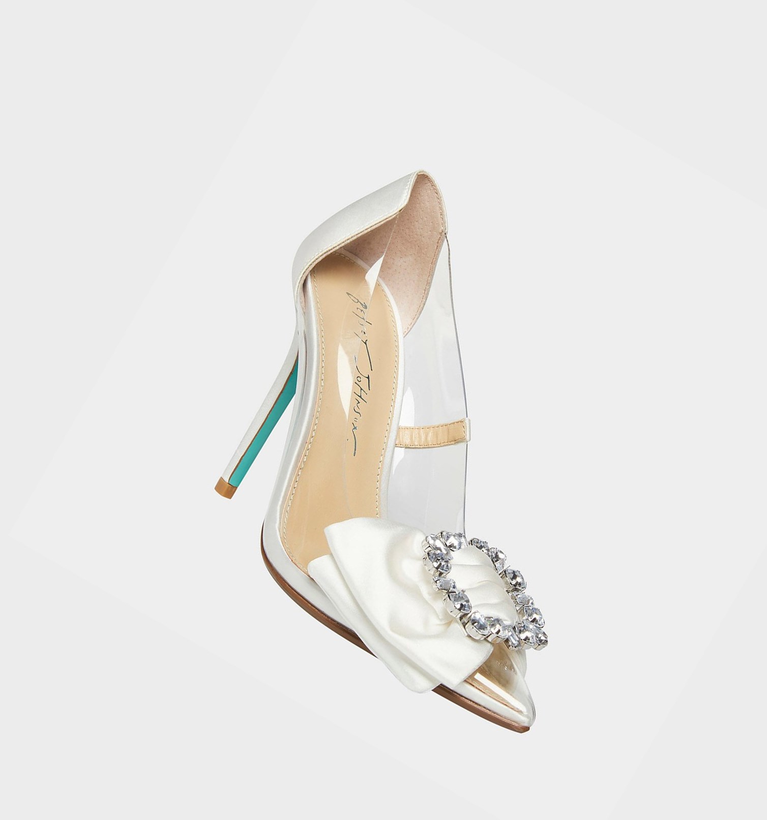 White Women's Betsey Johnson Sb-moxie Heels | SJHLBXD-72