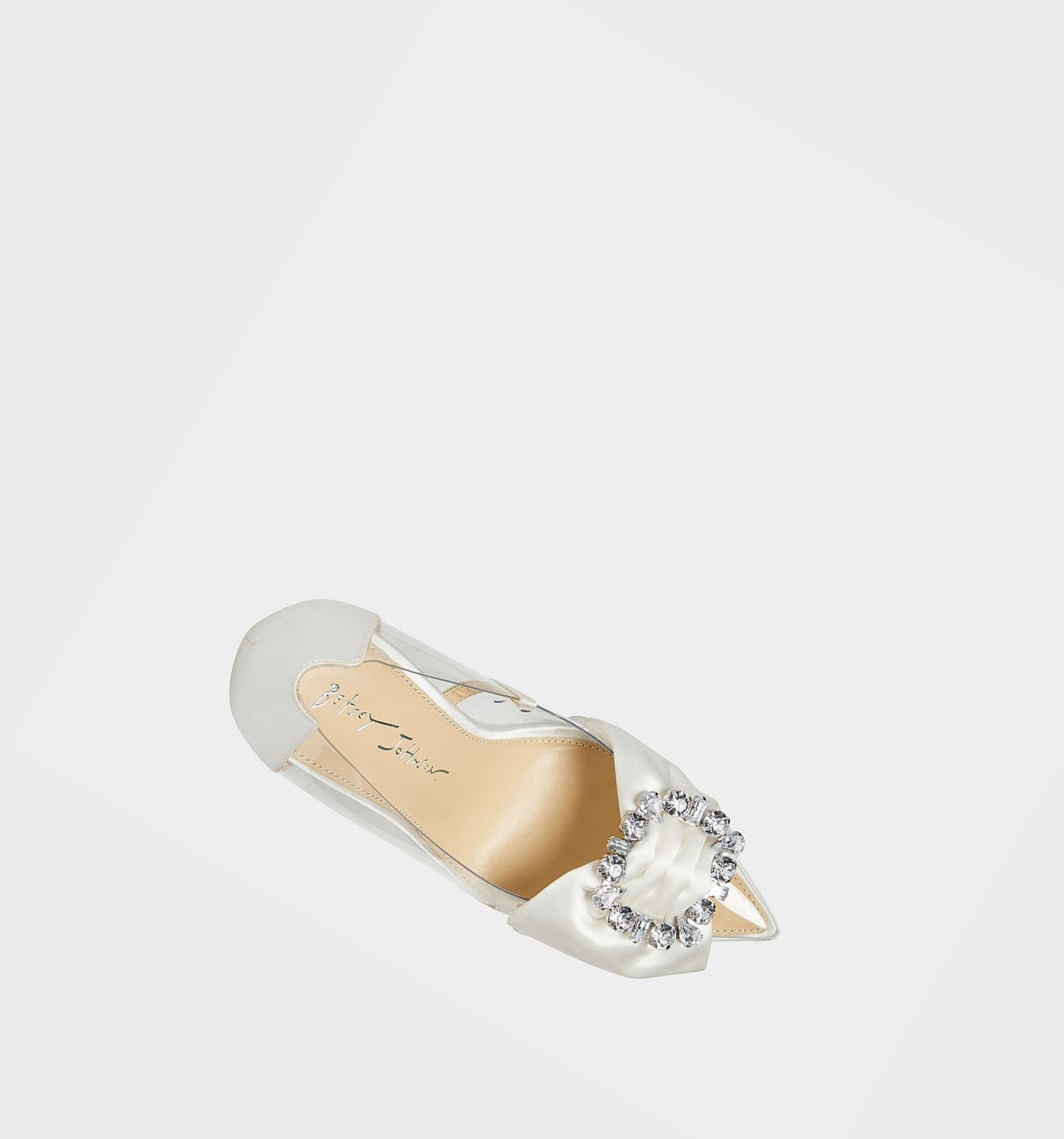 White Women's Betsey Johnson Sb-moxie Heels | SJHLBXD-72