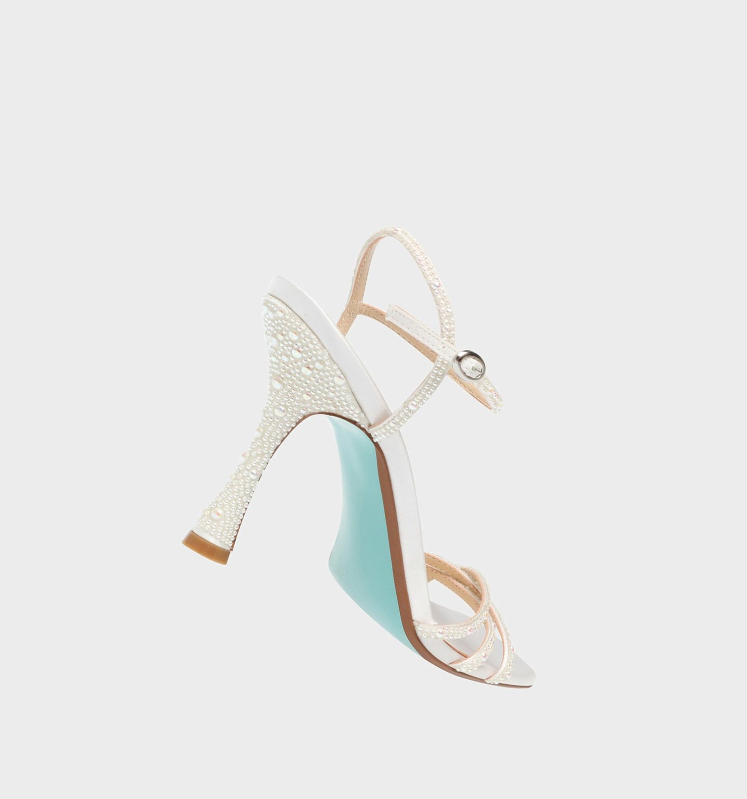 White Women's Betsey Johnson Sb-piprr Heels | FYVXUHR-80