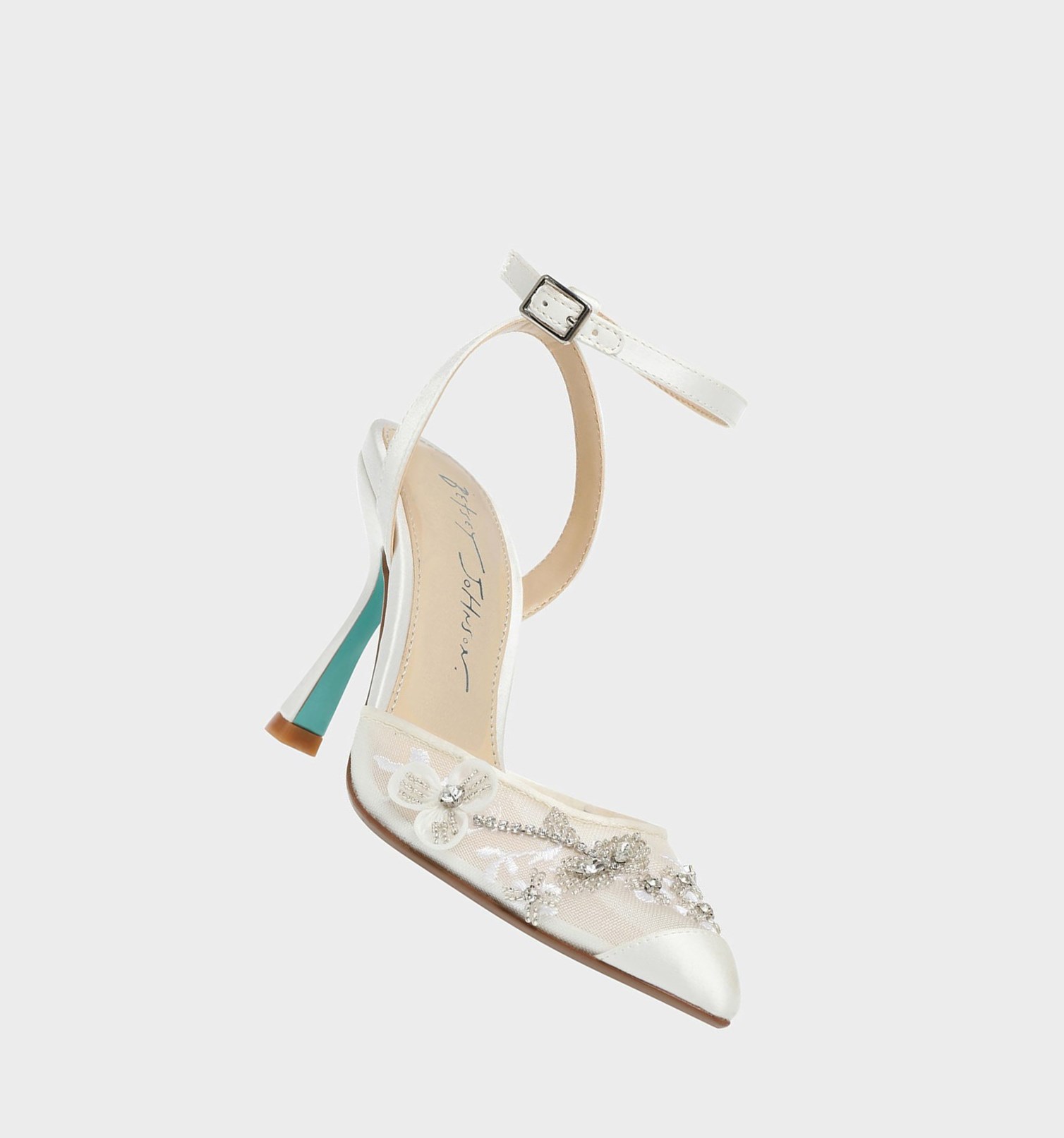 White Women's Betsey Johnson Sb-zola Heels | OIQUZFM-20