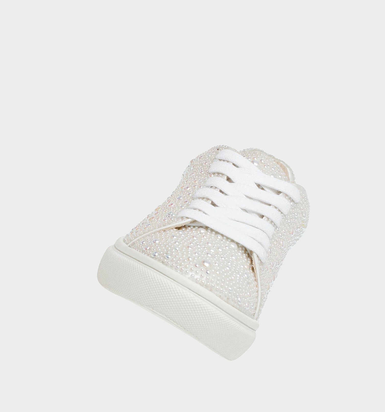 White Women's Betsey Johnson Sidny Sneakers | CATHJVN-54