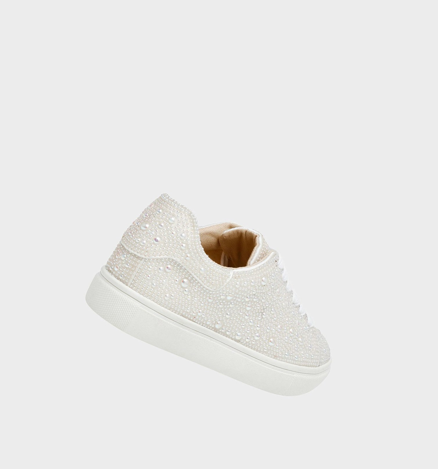 White Women's Betsey Johnson Sidny Sneakers | CATHJVN-54