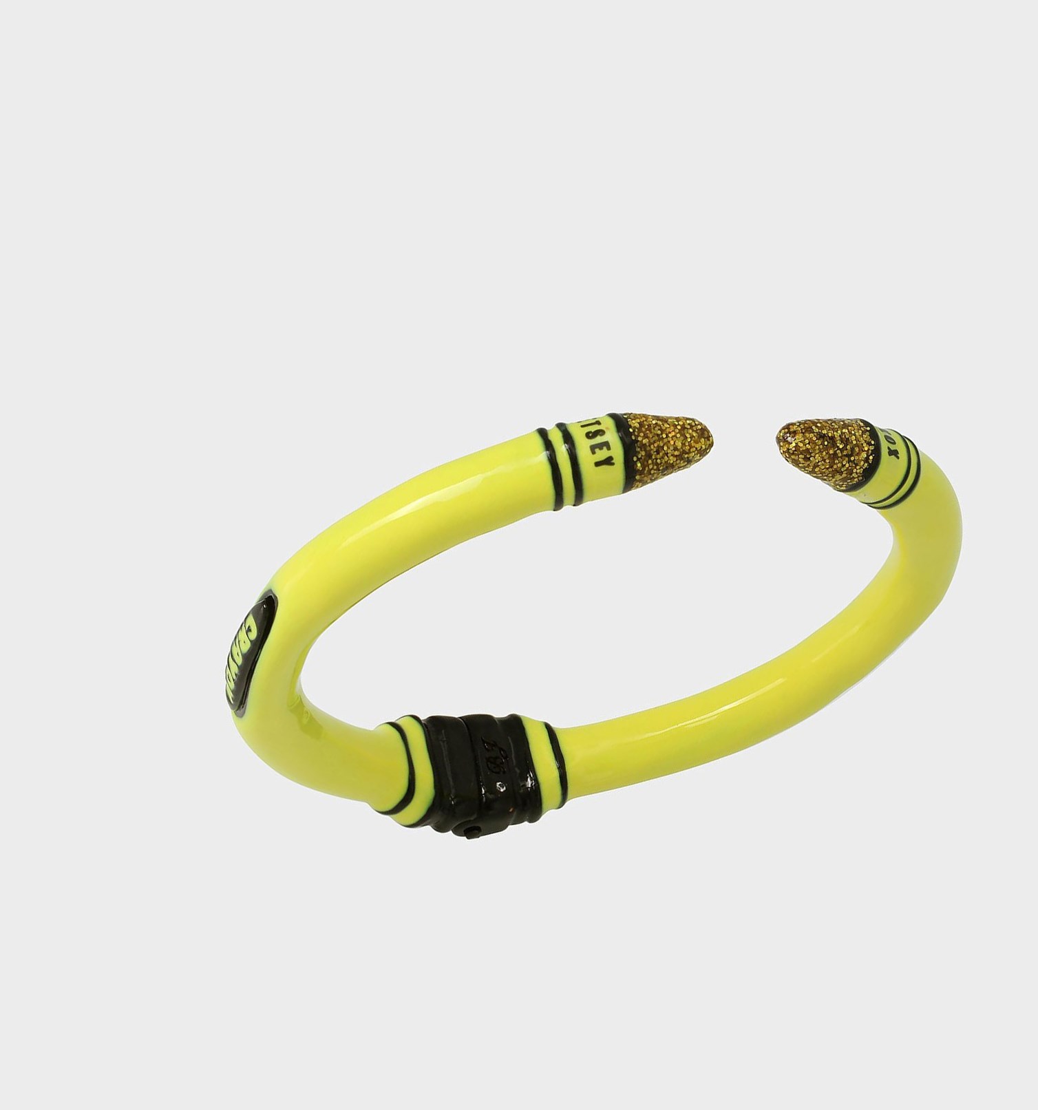 Yellow Women's Betsey Johnson Back To Cool Crayon Bangle Bracelets | BRDJNPV-67