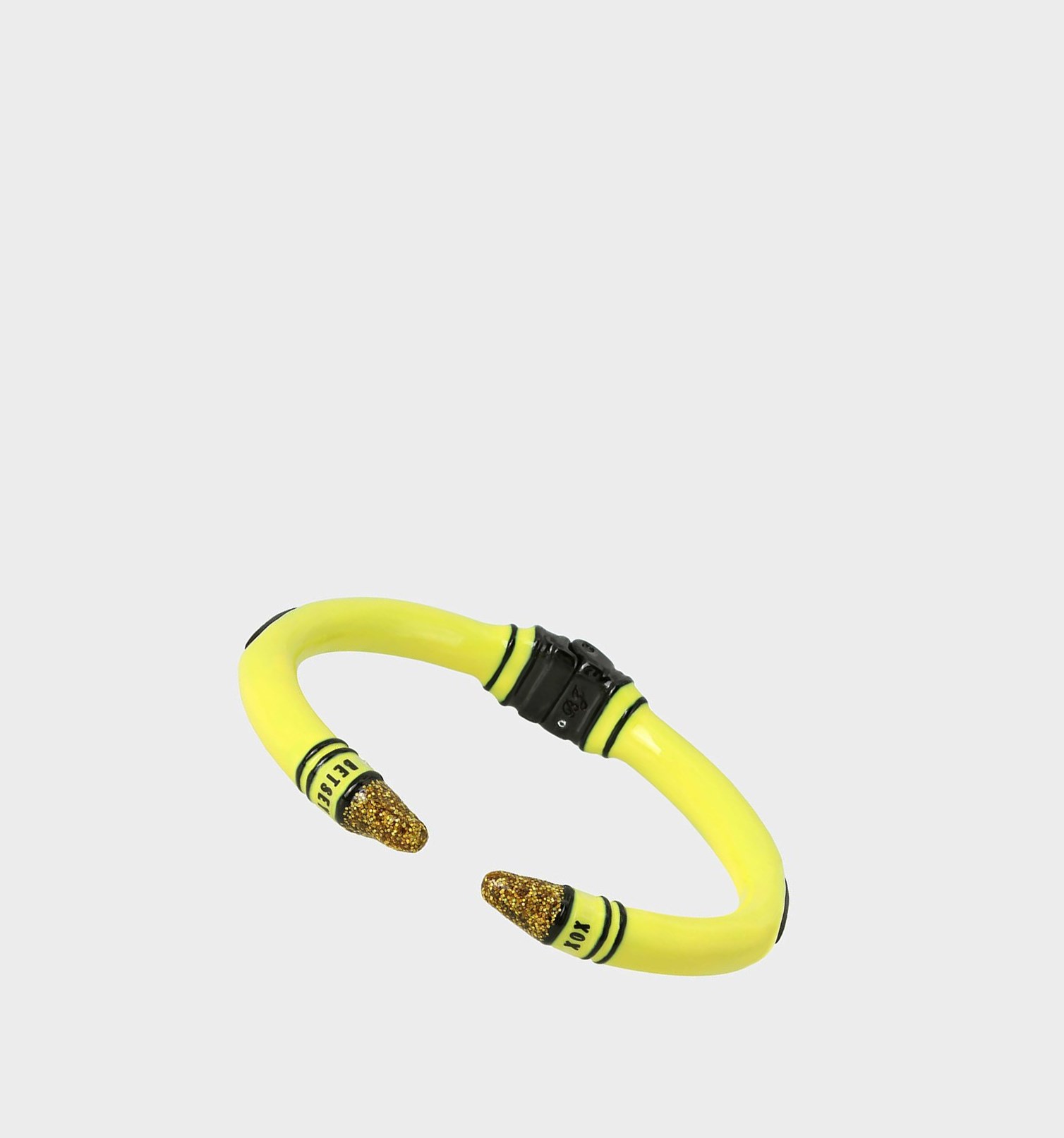 Yellow Women\'s Betsey Johnson Back To Cool Crayon Bangle Bracelets | BRDJNPV-67