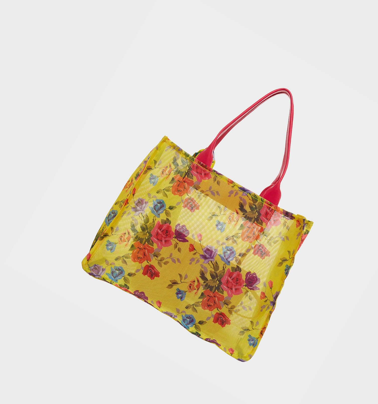 Yellow Women's Betsey Johnson Just Meshing Around Handbags | HOGBCEA-04